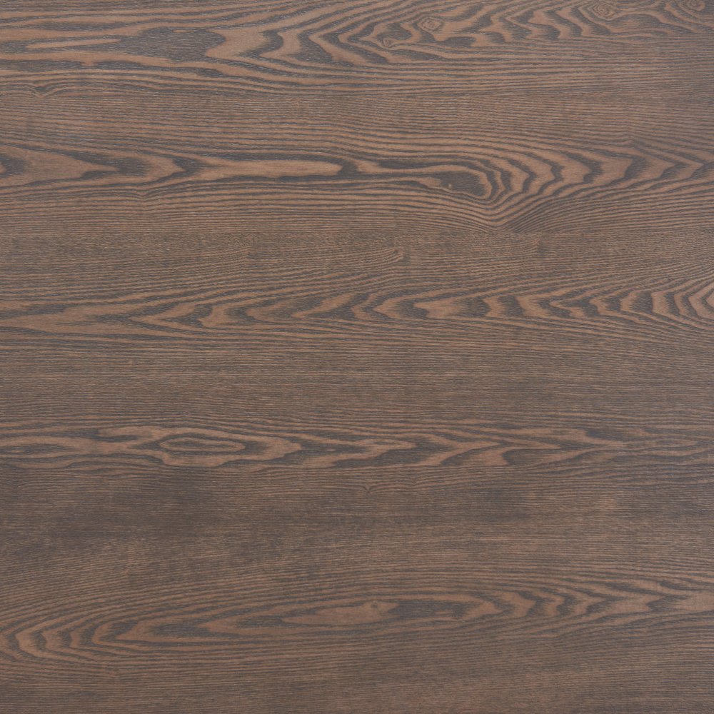 41" Espresso Wood and Solid Wood Pedestal Base Square Dining Table