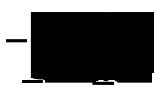 40" Natural Wood Freestanding Bathroom Vanity With White Sink And Two Drawers