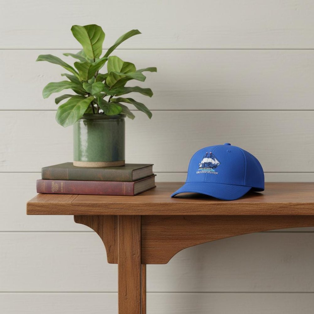 5" Unfinished Fabric Hand Painted Model Boat