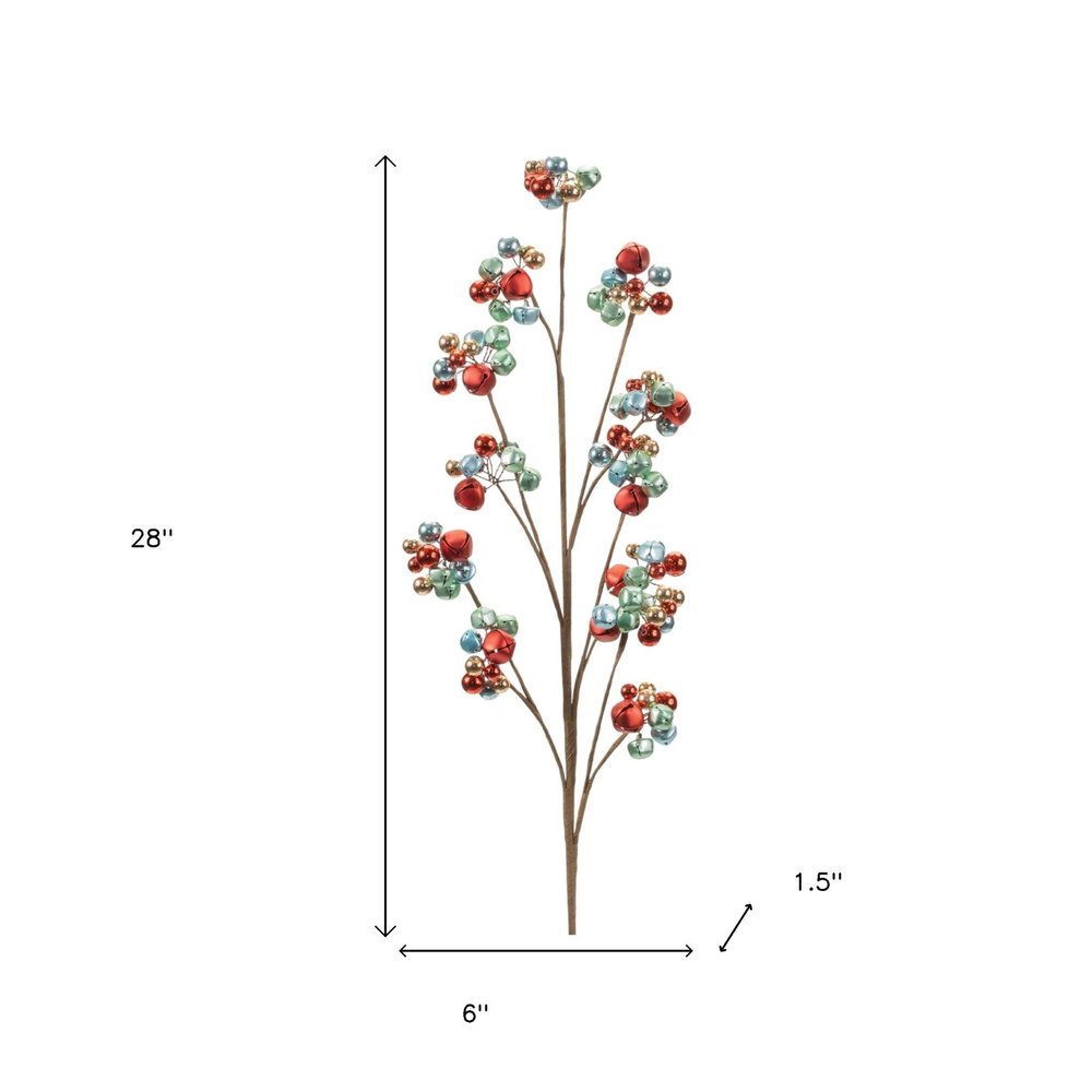 Set of Two 6" Red Artificial