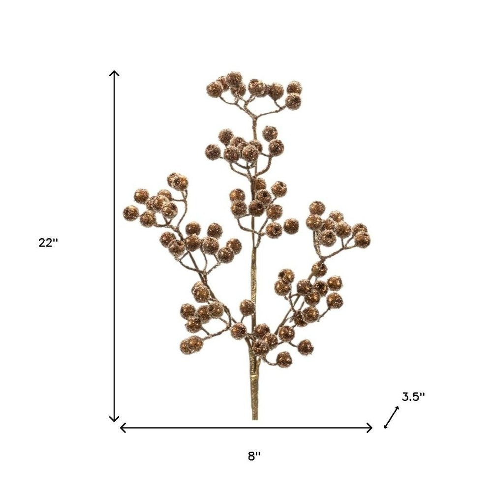 Set of Six 8" Bronze Artificial