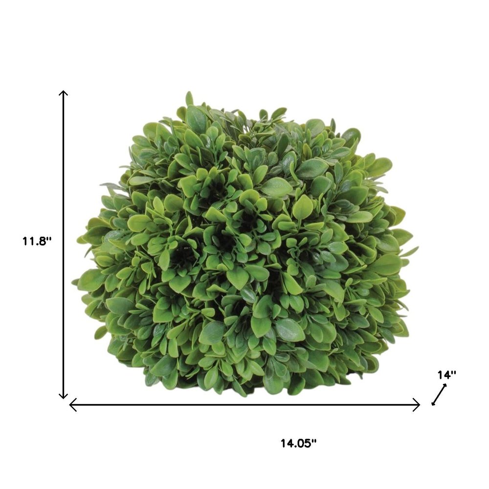 Set of Two 14" Green Artificial Foliage