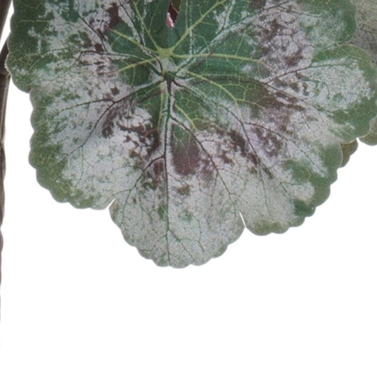 Set of Two 18" Red And Green Artificial Flowering