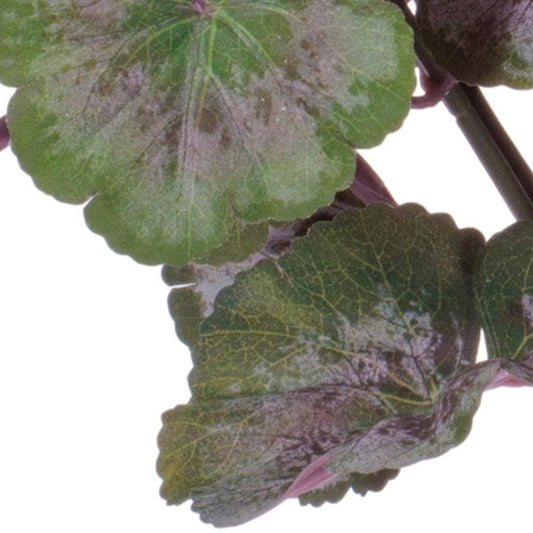 Set of Two 19" Pink And Green Artificial Flowering