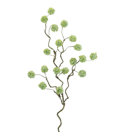 Set of Six 11" Green And Brown Artificial