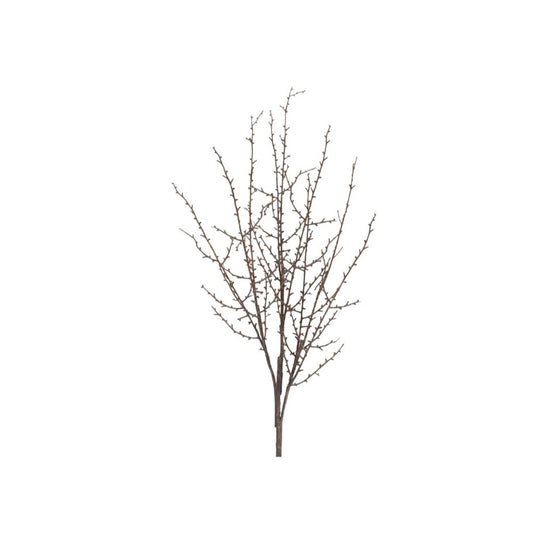 Set of Six 10" Brown And Gray Artificial Birch