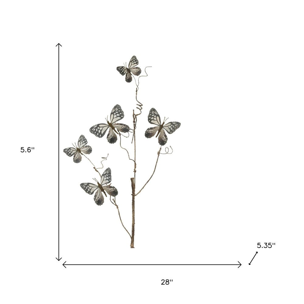 Set of Four 28" Blue Artificial