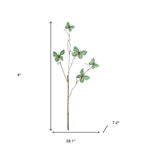 Set of Four 29" Green Artificial