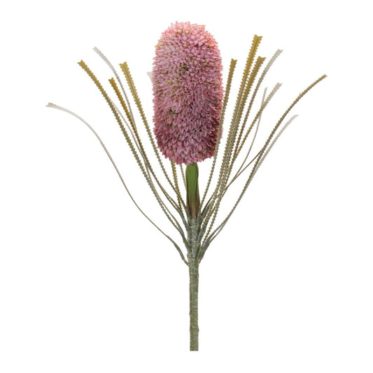 Set of Two 29" Pink White And Green Artificial Flowering