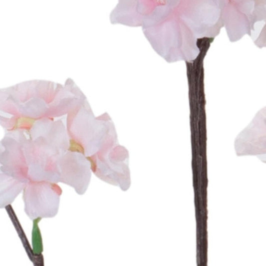 Set of Six 34" Pink Green And Brown Artificial