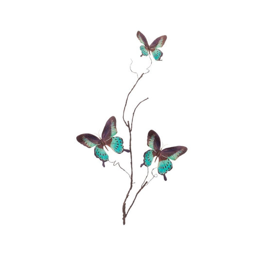 Set of Four 31" Blue Artificial