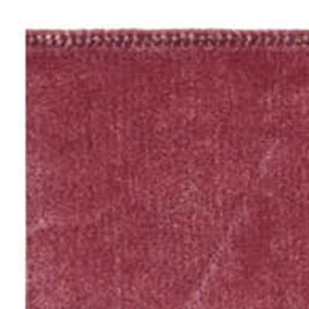Mauve Red Wired Ribbon 2.5" x 10 Yds. Shatterproof Ribbon