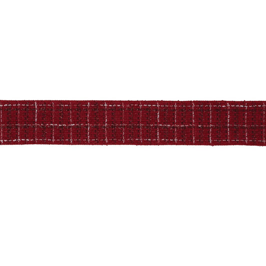 Tattersall Plaid Wired Ribbon 2.5" x 5 Yds. Shatterproof Ribbon