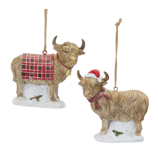 23" White And Red Acrylic Deer Christmas Tabletop Sign with LED