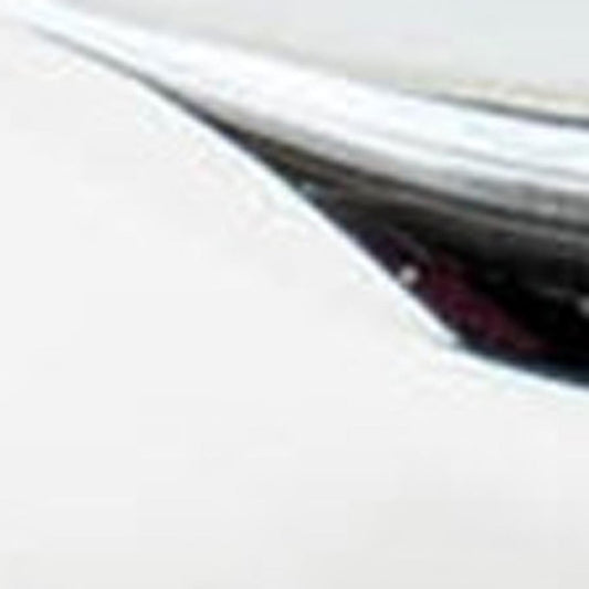 Set of Two Silver And White Glass Trees Tabletop Sculpture