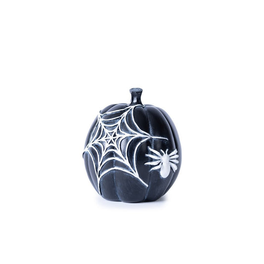 Set of Two Black And White Polyresin Tabletop Sculpture