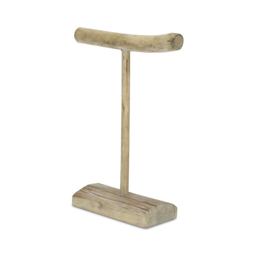 12" Brown Drift Wood Decorative Jewelry Holder