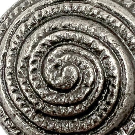 Set of Six Silver Novelty Knob Seashell Cast Aluminum Drawer Pull Knobs