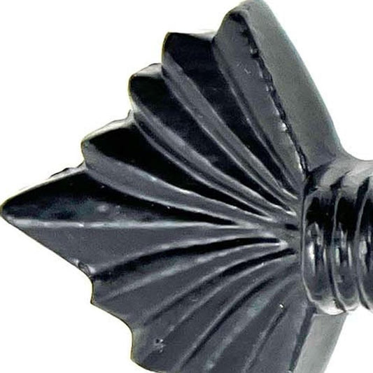 Set of Six Antiqued Silver Metal Drawer Pull Knobs