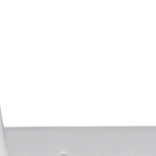 White Kitchen Island Two Light Metal Ceiling Light