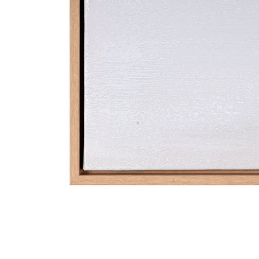 Prelude Hand Painted Brown Floater Frame Wall Art