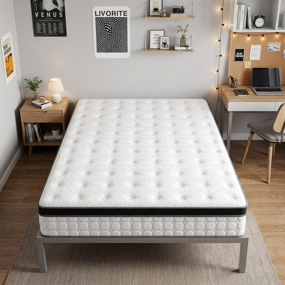 12" Twin Gel Memory Foam Hybrid Mattress