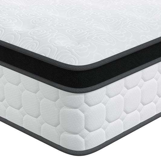 12" Hybrid Pocket Coil Gel Memory Foam Twin Mattress