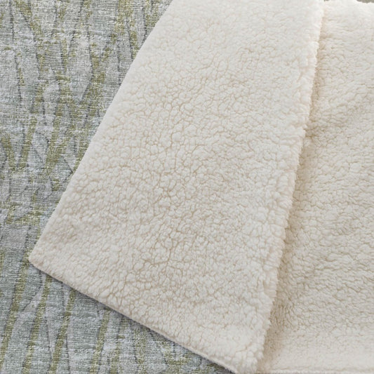 50" X 70" Sage And Beige Abstract Polyester Woven Plush Throw Blanket