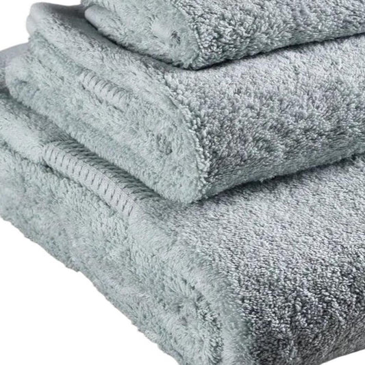 Set of Three Sea Green Cotton Quick Dry Terry Cloth Towels