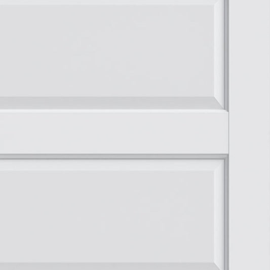 80" White Wood Slab Door