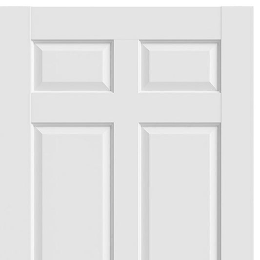 80" White Wood Slab Door