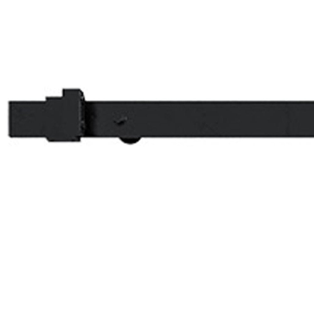 84" White Glass Barn Door