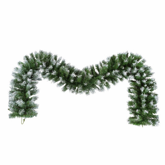 4' White Pre Lit Full Tropical Christmas Tree With Decorations