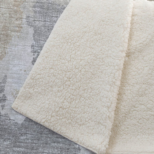 50" X 70" Beige And Gray Abstract Polyester Woven Plush Throw Blanket