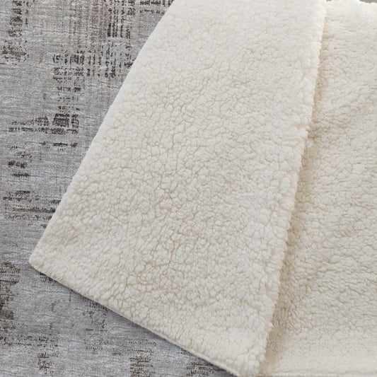 50" X 70" Chocolate And Taupe Abstract Polyester Woven Plush Throw Blanket