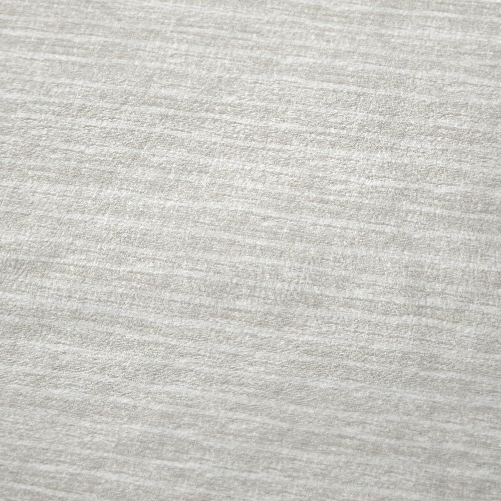 50" X 70" Linen And Ivory Striped Polyester Woven Plush Throw Blanket