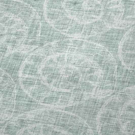 50" X 70" Green And Ivory Animal Print Microfiber Plush Throw Blanket