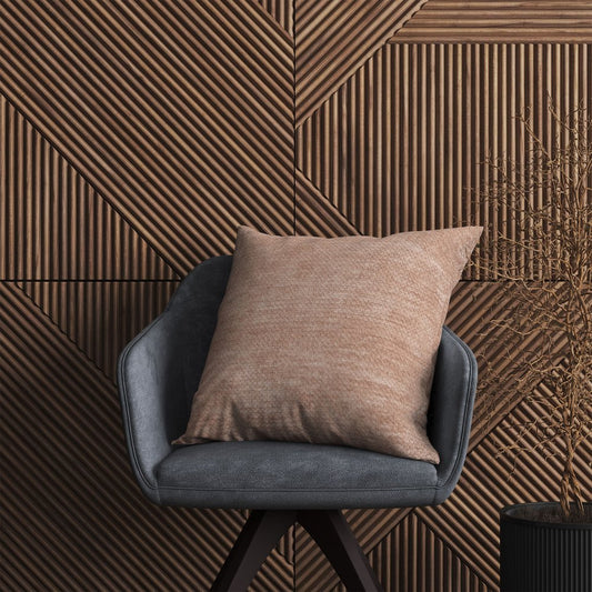 20" Beige Chenille Throw Pillow Cover