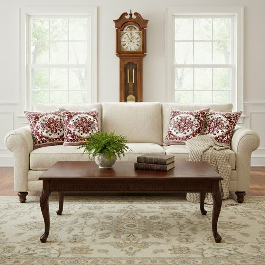 Set of Four 20" Red And White Geometric Cotton Blend Throw Pillow Covers