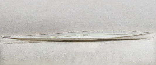 14" X 36" Gray Brown And White Lumbar Chevron Cotton Blend Throw Pillow Cover