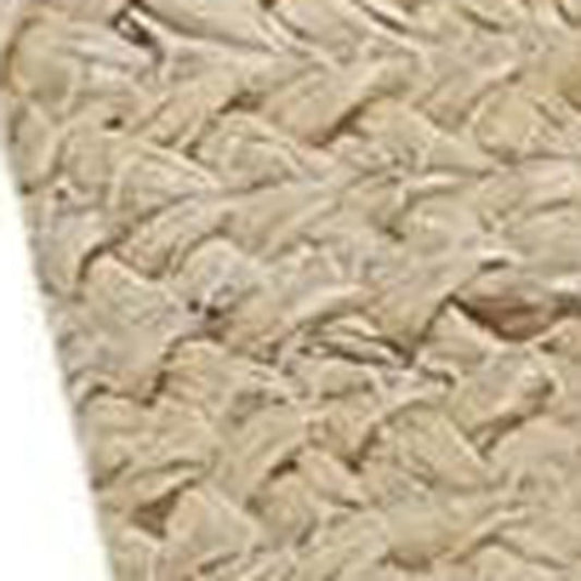 20" Beige Jute Throw Pillow Cover