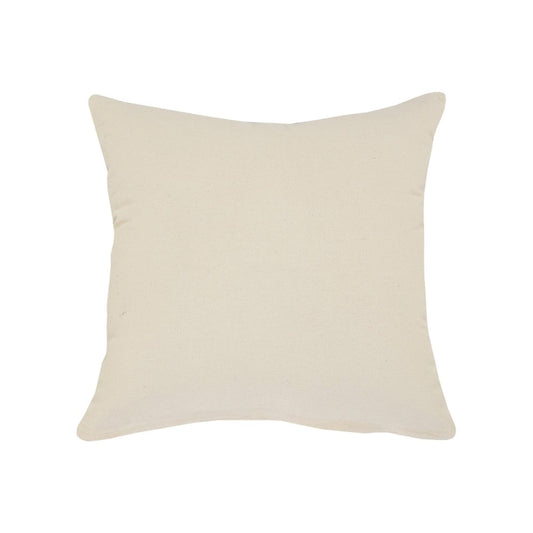 20" Blue Cotton Throw Pillow Cover