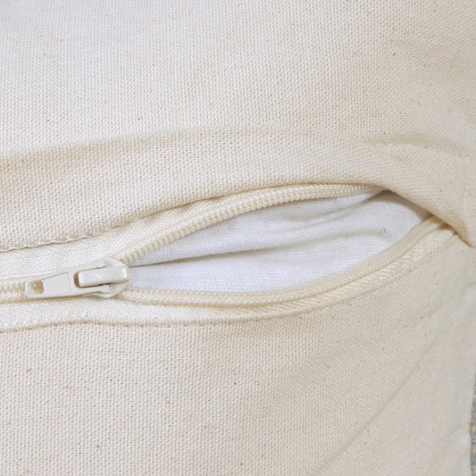 14" X 36" Gray And White Lumbar Geometric Cotton Throw Pillow Cover