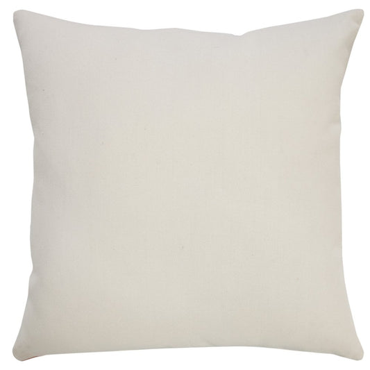 20" Pink And White Striped Recycled Poly Linen Throw Pillow Cover