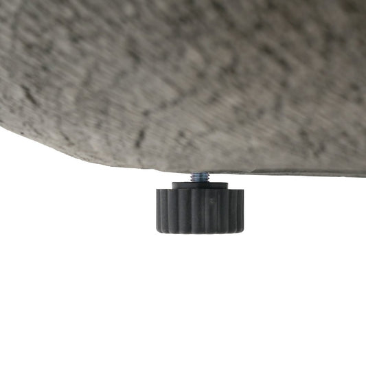 30000 BTU 28" Light Gray Magnesium Oxide Propane Round Fire Pit With Cover