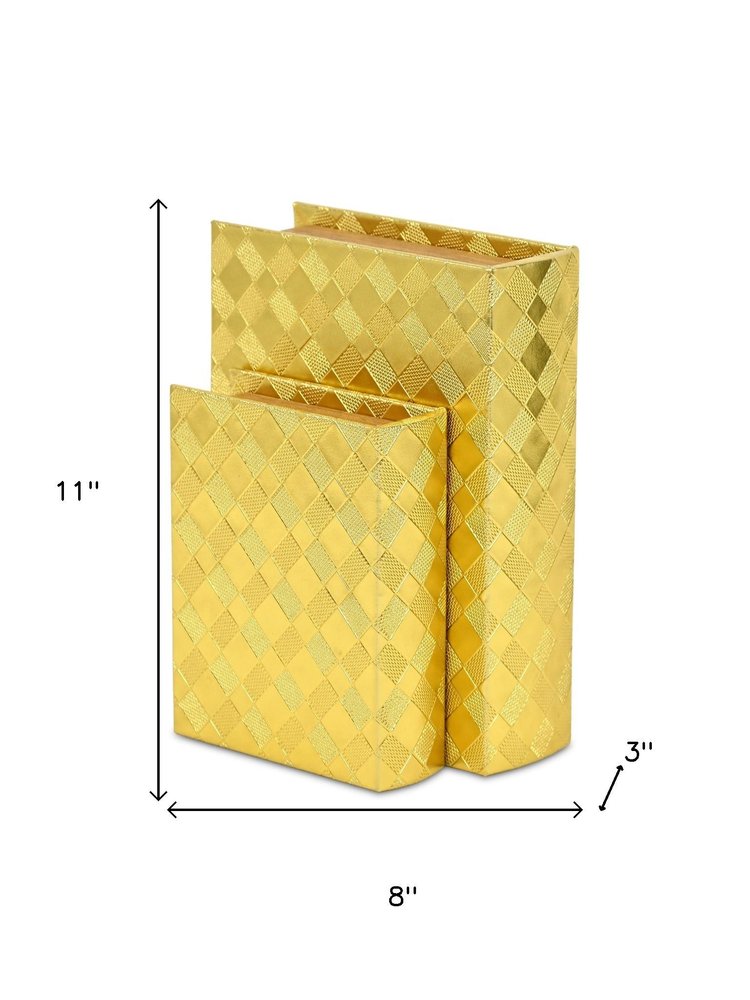 11" Gold Hand Painted Tabletop Sculpture