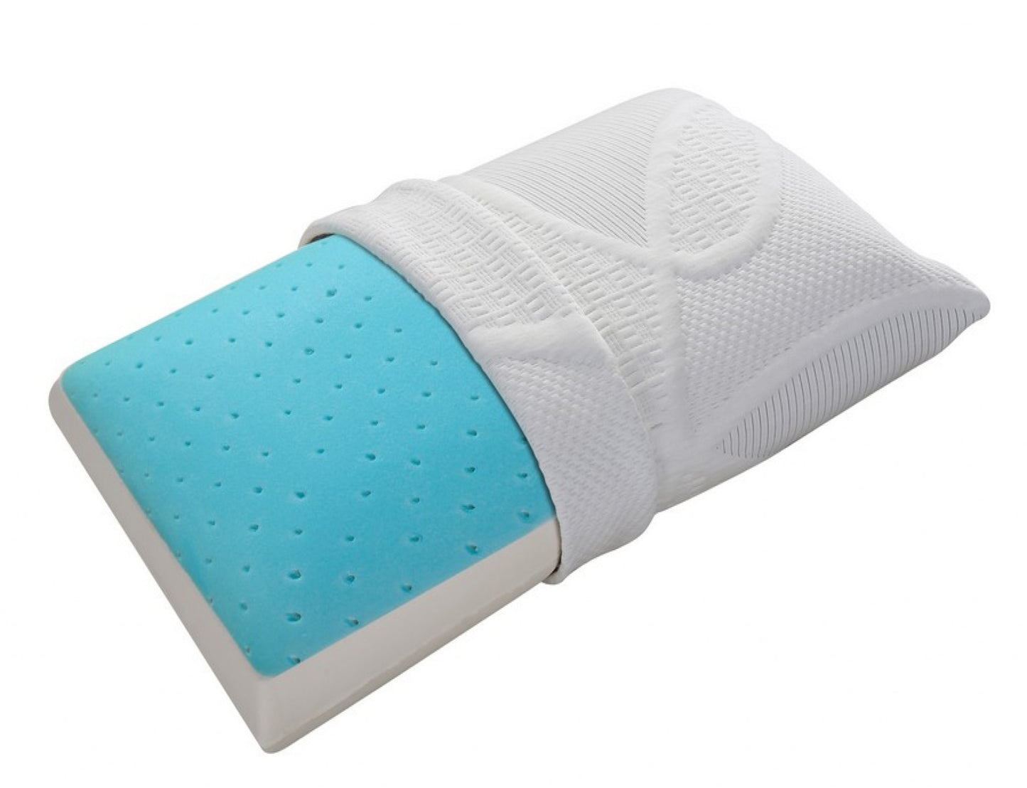 Polyester Gel Memory Foam Queen Size Bed Pillow