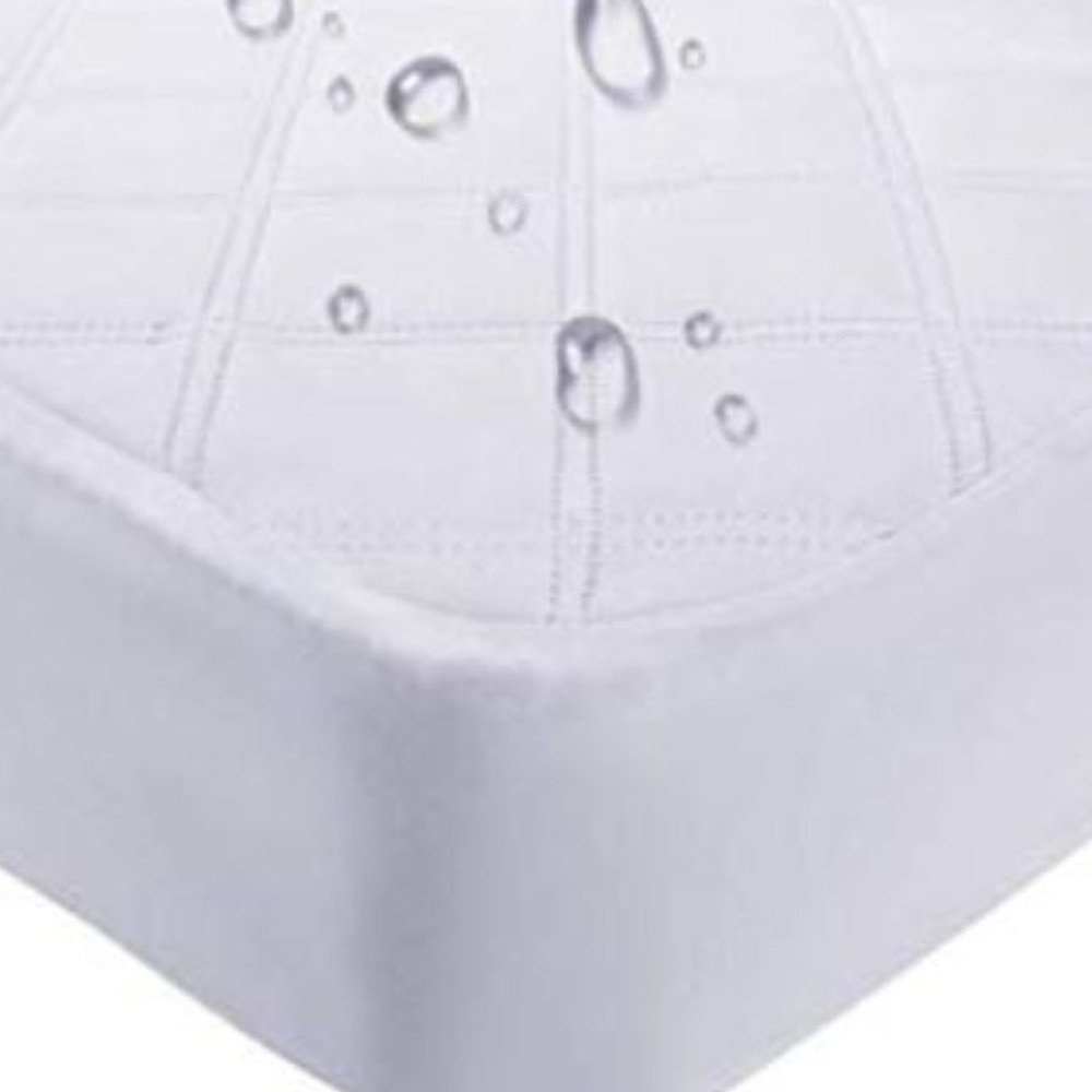 9" Waterproof Bamboo Terry Crib Mattress Pad Liner Mattress Cover Only.