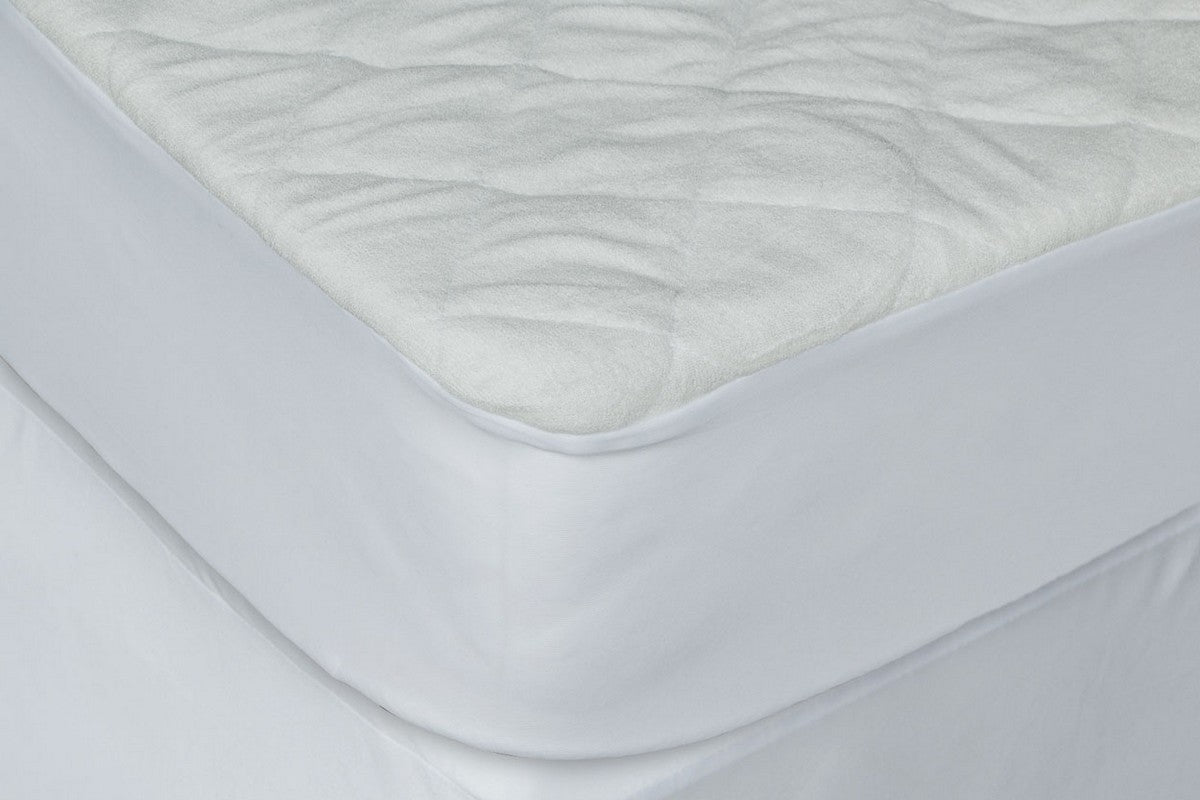 9" Waterproof Bamboo Terry Crib Mattress Pad Liner Mattress Cover Only.