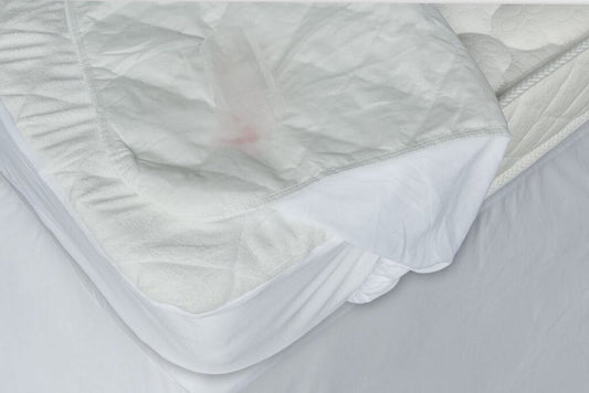 9" Waterproof Bamboo Terry Crib Mattress Pad Liner Mattress Cover Only.